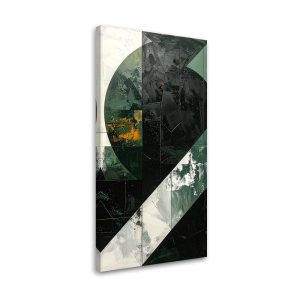 Obraz do salonu sypialni biura kuchni, Abstrakcja kształty zielony 60×120 888785 Obraz do salonu sypialni biura kuchni, Abstrakcja kształty zielony 60×120 888785