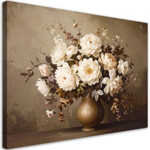 Obraz do salonu sypialni biura kuchni, Kwiaty w wazonie bukiet retro 60×40 886761 Obraz do salonu sypialni biura kuchni, Kwiaty w wazonie bukiet retro 60×40 886761