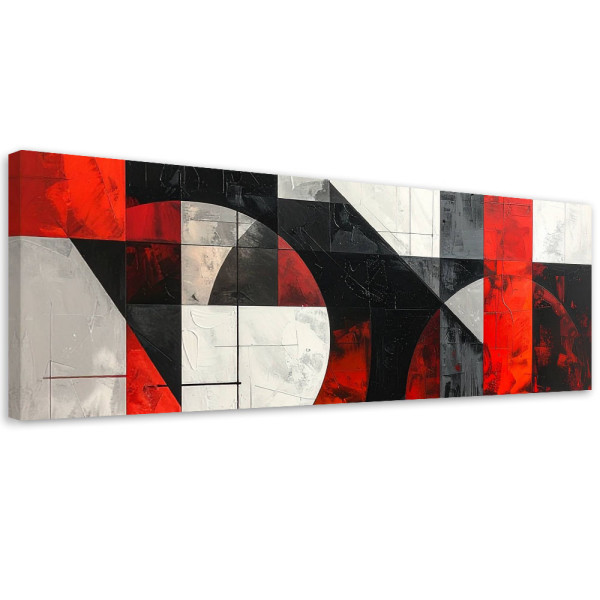 Obraz do salonu sypialni biura loftu, Abstrakcja geometryczna 120x40 886670