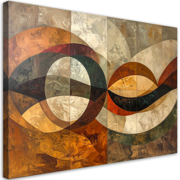 Obraz do salonu sypialni biura loftu, Abstrakcja geometryczna 120x80 890176