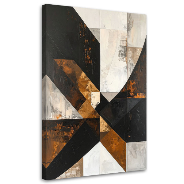 Obraz do salonu sypialni biura loftu, Geometryczna abstrakcja 30x45 888912