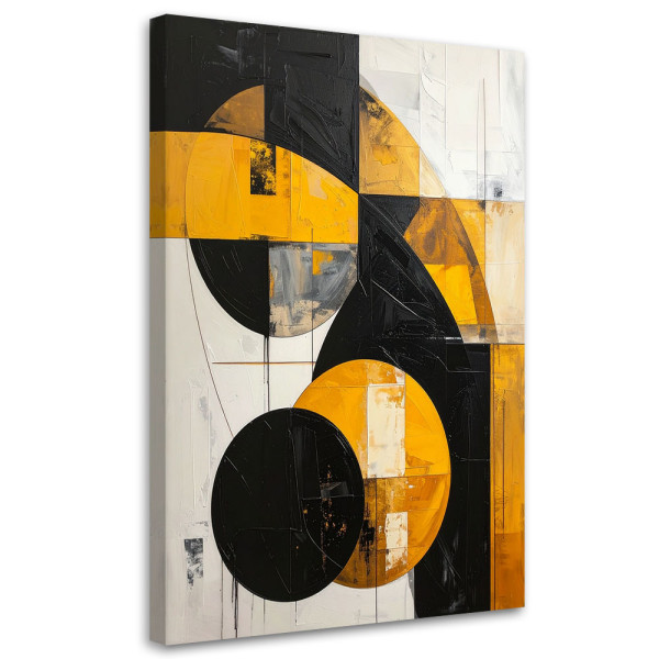 Obraz do salonu sypialni biura loftu, Geometryczna imitacja tekstury 20x30 887707