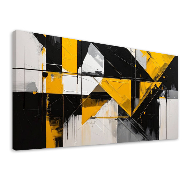 Obraz do salonu sypialni biura loftu, Geometryczne formy abstrakcja 80x40 887774