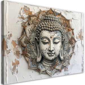 Obraz do salonu sypialni biura, Mandala Budda Zen Spa 100×70 887544 Obraz do salonu sypialni biura, Mandala Budda Zen Spa 100×70 887544