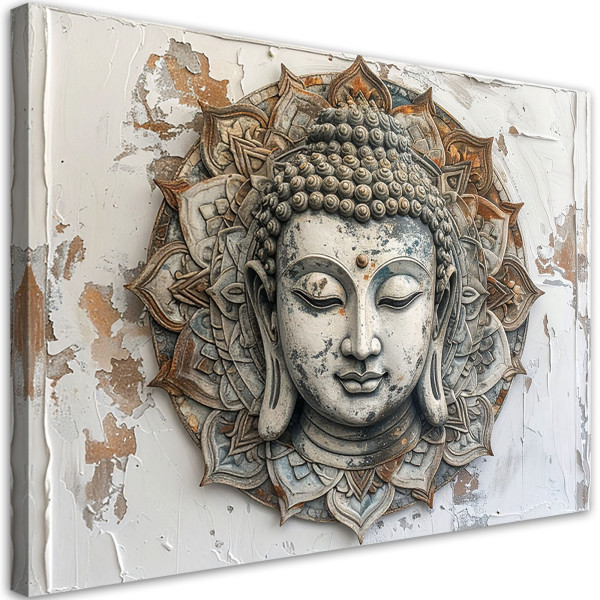 Obraz do salonu sypialni biura, Mandala Budda Zen Spa 30x20 884100