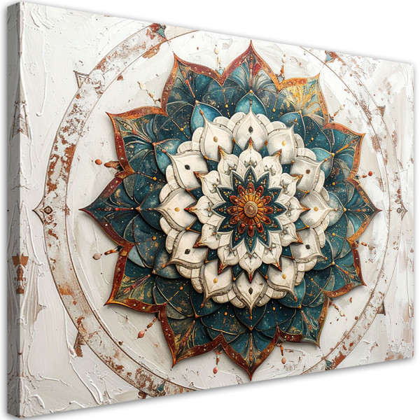 Obraz do salonu sypialni biura, Mandala Zen Spa Orientalny 30x20 882800