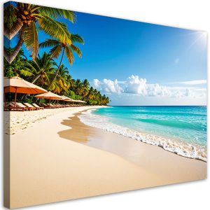 Obraz do salonu sypialni biura, Plaża Morze Krajobraz 60×40 780298 Obraz do salonu sypialni biura, Plaża Morze Krajobraz 60×40 780298
