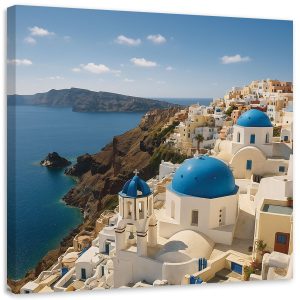 Obraz do salonu sypialni biura, Santorini Grecja Krajobraz 30×30 781550 Obraz do salonu sypialni biura, Santorini Grecja Krajobraz 30×30 781550