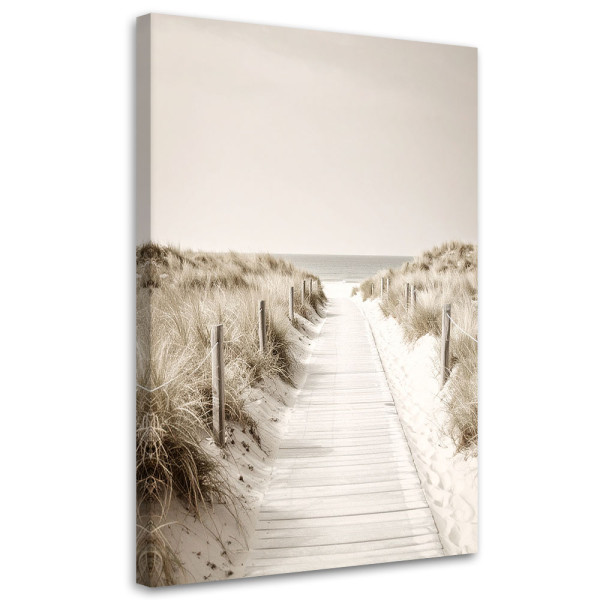 Obraz do salonu sypialni biura, Ścieżka na plażę krajobraz natura 40x60 777907