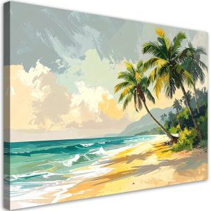 Obraz do salonu sypialni biura spa hotelu,Pastelowa Tropikalna 90×60 996535 Obraz do salonu sypialni biura spa hotelu,Pastelowa Tropikalna 90×60 996535