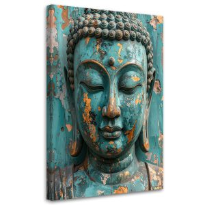 Obraz do salonu sypialni biura, Turkusowy Budda Medytacja Zen Spa 40×60 886943 Obraz do salonu sypialni biura, Turkusowy Budda Medytacja Zen Spa 40×60 886943