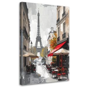 Obraz do salonu sypialni hotelu loftu, Francuskie kawiarenki 70×100 996570 Obraz do salonu sypialni hotelu loftu, Francuskie kawiarenki 70×100 996570