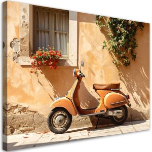Obraz do salonu sypialni jadalni biura hotelu, Skuter Vespa Toskania 100×70 996033 Obraz do salonu sypialni jadalni biura hotelu, Skuter Vespa Toskania 100×70 996033