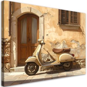 Obraz do salonu sypialni jadalni biura hotelu, Skuter Vespa Toskania 30×20 995666 Obraz do salonu sypialni jadalni biura hotelu, Skuter Vespa Toskania 30×20 995666