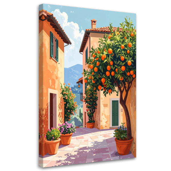 Obraz do salonu sypialni jadalni biura hotelu, Uliczka włoska 80x120 998690