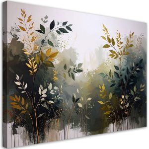 Obraz do salonu sypialni kuchni biura, Abstrakcja liście gałałzki 60×40 999357 Obraz do salonu sypialni kuchni biura, Abstrakcja liście gałałzki 60×40 999357