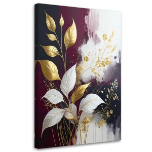 Obraz do salonu sypialni kuchni biura, Abstrakcja liście rośliny 80×120 998383 Obraz do salonu sypialni kuchni biura, Abstrakcja liście rośliny 80×120 998383