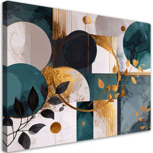 Obraz do salonu sypialni kuchni biura, Abstrakcyjne kształty koła 90×60 997747 Obraz do salonu sypialni kuchni biura, Abstrakcyjne kształty koła 90×60 997747
