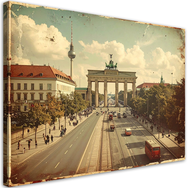Obraz do salonu sypialni kuchni biura, Berlin Brama Branderburska 60x40 997021
