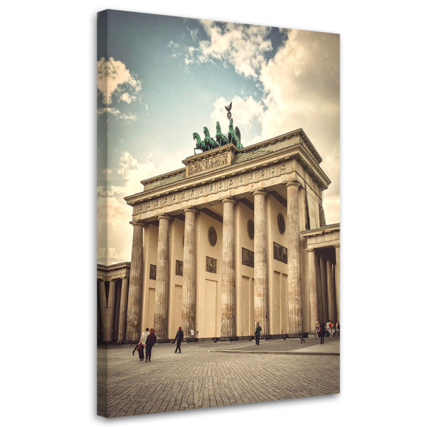 Obraz do salonu sypialni kuchni biura, Berlin Brama Branderburska 60x90 1000122