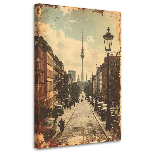 Obraz do salonu sypialni kuchni biura, Berlin Miasto wieża 60x90 997457