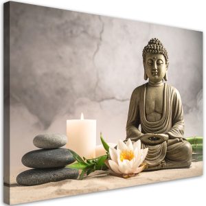 Obraz do salonu sypialni kuchni biura, Budda kamienie zen spa 100×70 995843 Obraz do salonu sypialni kuchni biura, Budda kamienie zen spa 100×70 995843