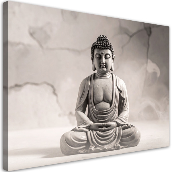 Obraz do salonu sypialni kuchni biura, Budda medytujący zen spa 45x30 998981