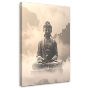 Obraz do salonu sypialni kuchni biura, Budda we mgle zen spa orient 30×45 998929 Obraz do salonu sypialni kuchni biura, Budda we mgle zen spa orient 30×45 998929