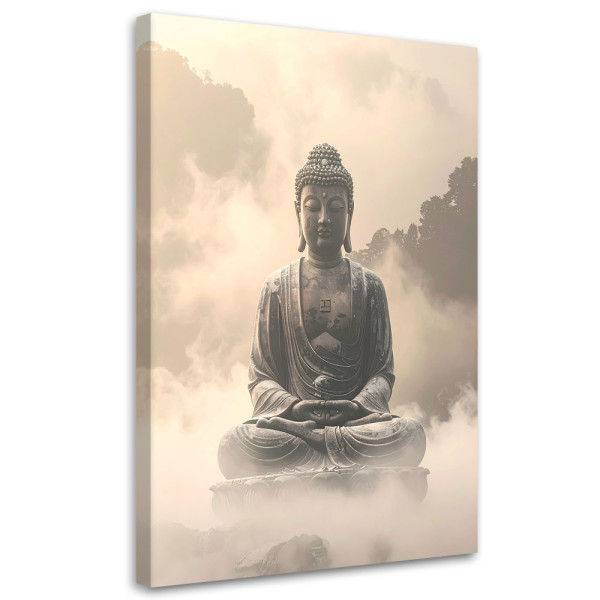 Obraz do salonu sypialni kuchni biura, Budda we mgle zen spa orient 30x45 998929