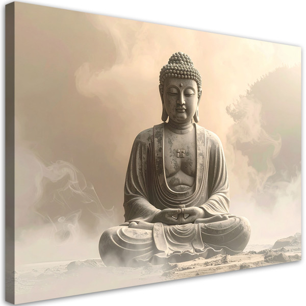 Obraz do salonu sypialni kuchni biura, Budda we mgle zen spa orient 45x30 995751