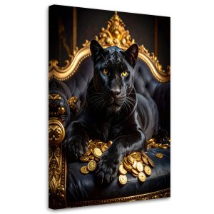 Obraz do salonu sypialni kuchni biura, Czarna pantera 30×45 1000099 Obraz do salonu sypialni kuchni biura, Czarna pantera 30×45 1000099