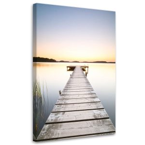 Obraz do salonu sypialni kuchni biura, Jezioro pomost krajobraz 40×60 999926 Obraz do salonu sypialni kuchni biura, Jezioro pomost krajobraz 40×60 999926