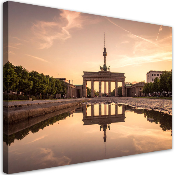 Obraz do salonu sypialni kuchni biura loftu, Berlin Brama 45x30 996812