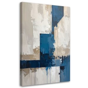 Obraz do salonu sypialni kuchni biura loftu, Beżowo niebieska 40×60 1000190 Obraz do salonu sypialni kuchni biura loftu, Beżowo niebieska 40×60 1000190