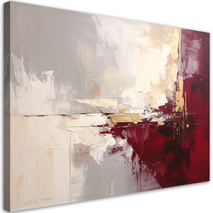 Obraz do salonu sypialni kuchni biura loftu, Bordowa beżowa 60×40 1000179 Obraz do salonu sypialni kuchni biura loftu, Bordowa beżowa 60×40 1000179