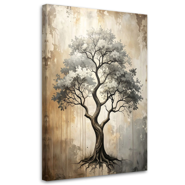 Obraz do salonu sypialni kuchni biura loftu, Drzewo grunge 40x60 998786