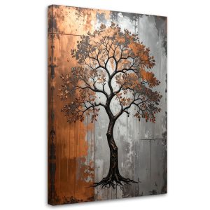 Obraz do salonu sypialni kuchni biura loftu, Drzewo grunge 80×120 998331 Obraz do salonu sypialni kuchni biura loftu, Drzewo grunge 80×120 998331