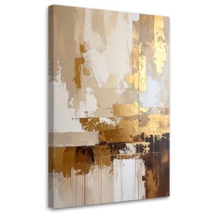 Obraz do salonu sypialni kuchni biura loftu spa, Złoto beżowa 70×100 999855 Obraz do salonu sypialni kuchni biura loftu spa, Złoto beżowa 70×100 999855