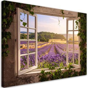 Obraz do salonu sypialni kuchni biura loftu, Widok z okna Pole 90×60 997115