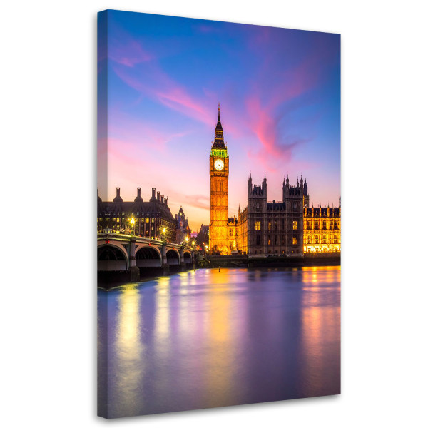 Obraz do salonu sypialni kuchni biura, Londyn Big Ben Miasto 80x120 999422