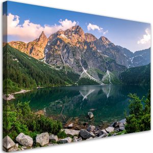 Obraz do salonu sypialni kuchni biura, Morskie oko krajobraz 90×60 998611 Obraz do salonu sypialni kuchni biura, Morskie oko krajobraz 90×60 998611