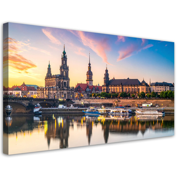 Obraz do salonu sypialni kuchni biura, Niemcy Miasto Drezno 100x50 997944