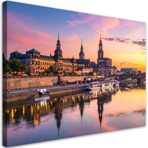 Obraz do salonu sypialni kuchni biura, Niemcy Miasto Drezno 120x80 996869