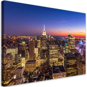 Obraz do salonu sypialni kuchni biura, Nowy Jork Miasto Skyline 45×30 997019 Obraz do salonu sypialni kuchni biura, Nowy Jork Miasto Skyline 45×30 997019