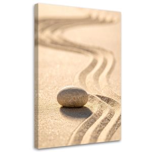 Obraz do salonu sypialni kuchni biura, Piasek plaża kamień zen spa 30×45 995904 Obraz do salonu sypialni kuchni biura, Piasek plaża kamień zen spa 30×45 995904