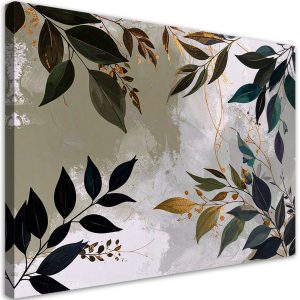 Obraz do salonu sypialni kuchni biura, Zielone liście rośłiny 120×80 997714 Obraz do salonu sypialni kuchni biura, Zielone liście rośłiny 120×80 997714