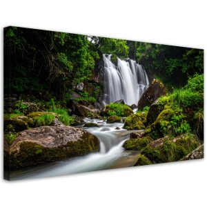 Obraz do salonu sypialni kuchni, Pejzaż wodospad góry natura 80×40 891040 Obraz do salonu sypialni kuchni, Pejzaż wodospad góry natura 80×40 891040