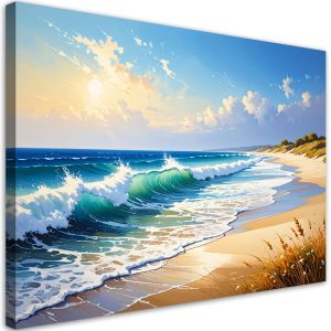 Obraz do salonu sypialni kuchni, Plaża Morze Fale Pejzaż 30×20 891039 Obraz do salonu sypialni kuchni, Plaża Morze Fale Pejzaż 30×20 891039