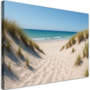 Obraz do salonu sypialni kuchni, Plaża Morze Wydmy Shabby Chic 30×20 891362 Obraz do salonu sypialni kuchni, Plaża Morze Wydmy Shabby Chic 30×20 891362
