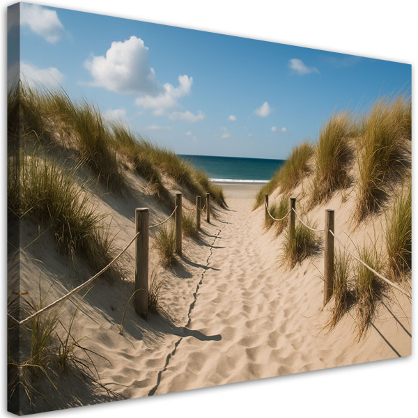 Obraz do salonu sypialni kuchni, Ścieżka na plażę Shabby Chic 100x70 781345